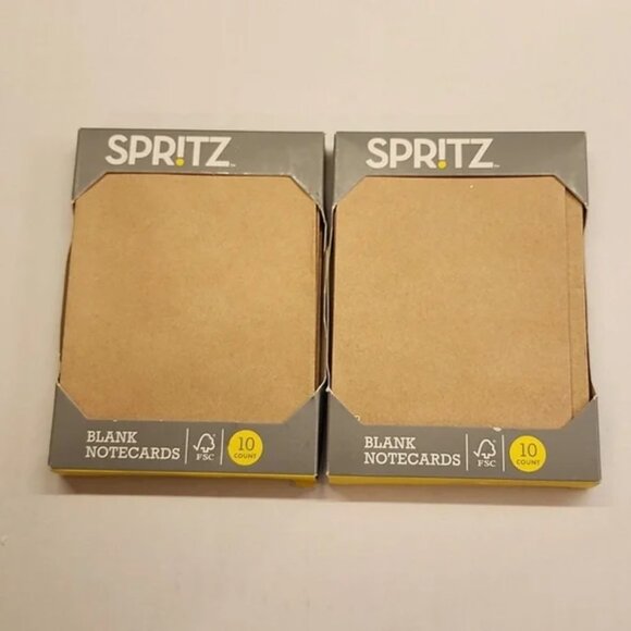 SPRITZ KRAFT BLANK NOTECARDS - 2 SETS - Picture 1 of 2